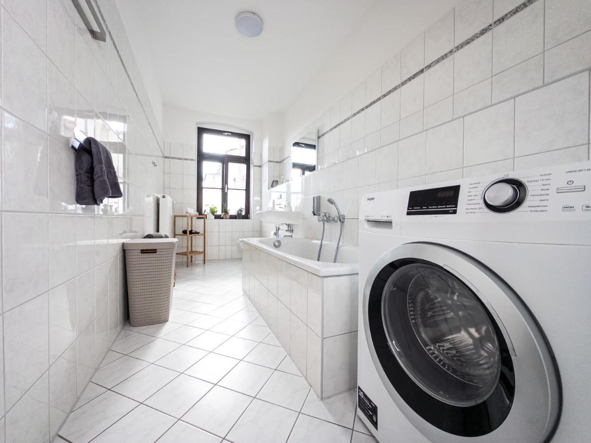 Moderne 3Zimmer Wohnung Mit Netflix Und Balkon Leipzig Dış mekan fotoğraf